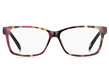 Premium Women Fossil Model Eyeglasses: Fos 7057/G - Burgundy Havana- SpecSMART Eye Clinic (Front View)